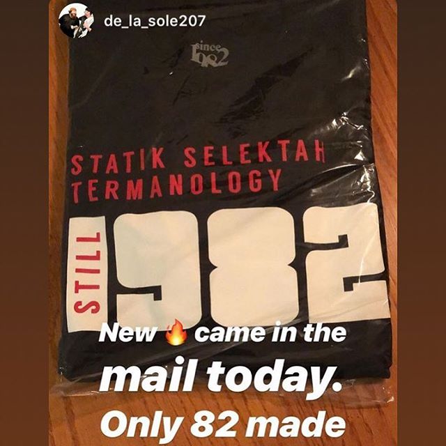 R/P @de_la_sole207 “STILL 1982” Long tee via @since1982nyc #1982 #STILL1982 #TermGear #Termanology #STatikSelektah